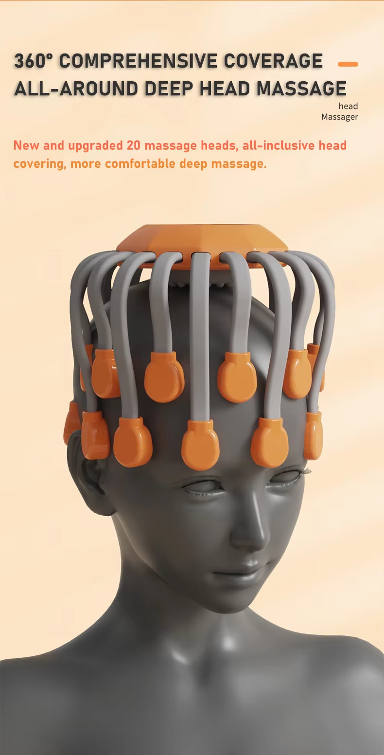 scalp massager, octopus scalp massager