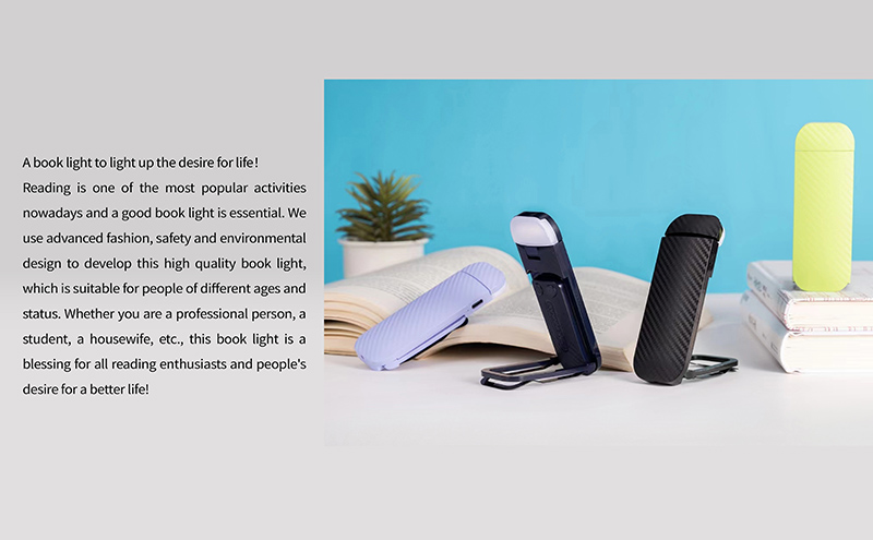 Book Light at Night in the Bed Reading Lamp for Book