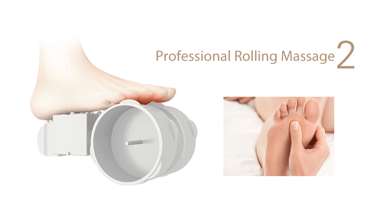 Rollers Foot Massager with Heater Kneading Air Compression