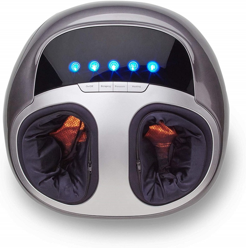 Rollers Foot Massager with Heater Kneading Air Compression