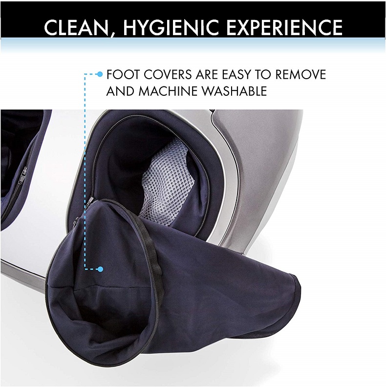 Rollers Foot Massager with Heater Kneading Air Compression