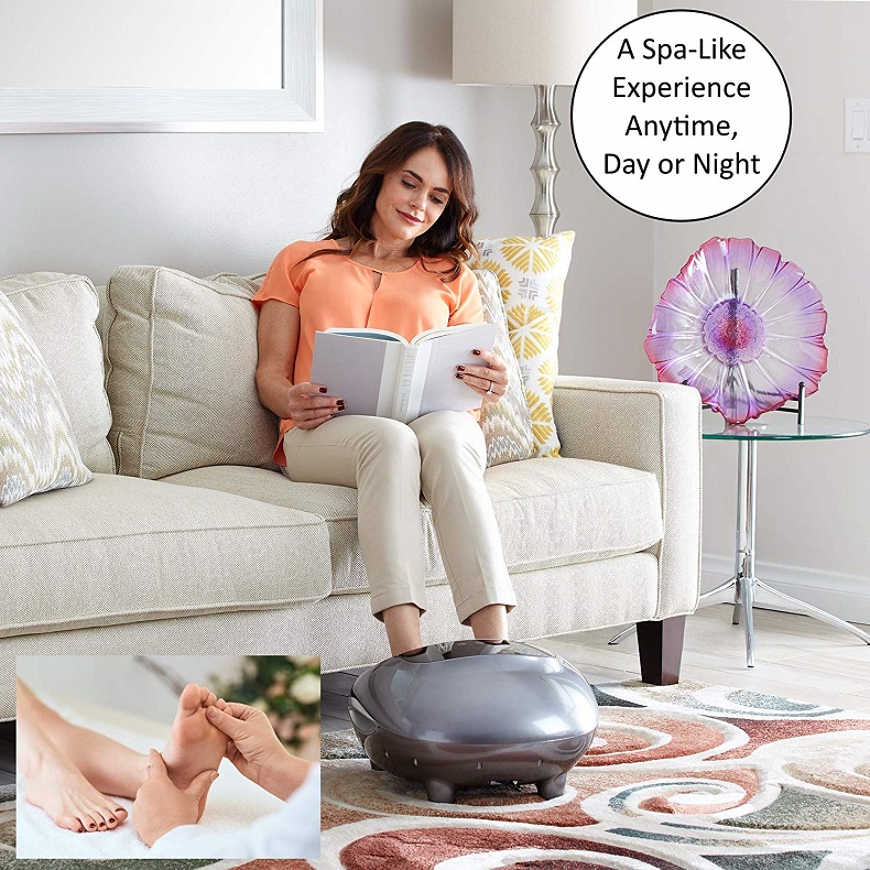 Rollers Foot Massager with Heater Kneading Air Compression