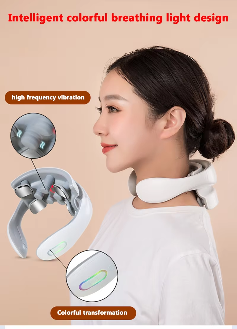 2024 New Neck Massager with Heat and Vibration