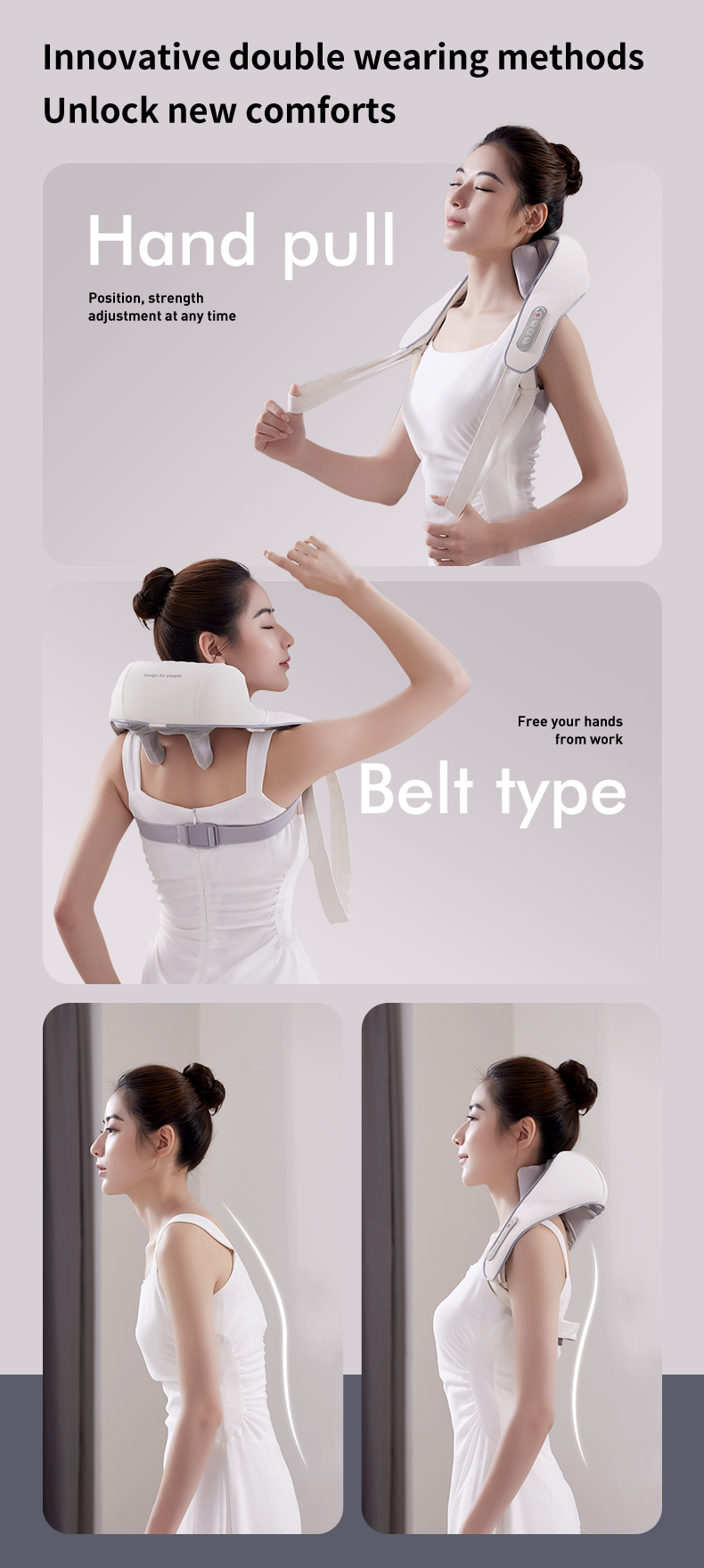 Neck Shoulder Roller Massager for Pain Relieve