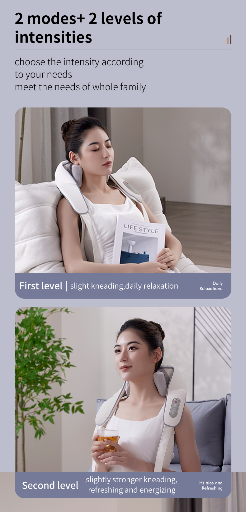 Neck Shoulder Roller Massager for Pain Relieve