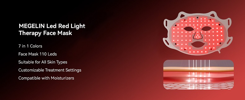 7 Colors Changing LED Face Mask Light Therapy