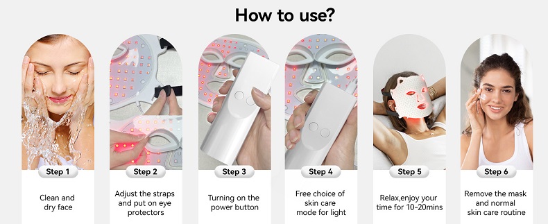 7 Colors Changing LED Face Mask Light Therapy