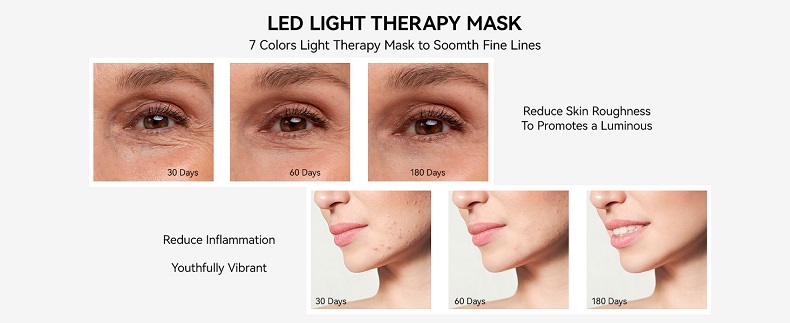 7 Colors Changing LED Face Mask Light Therapy