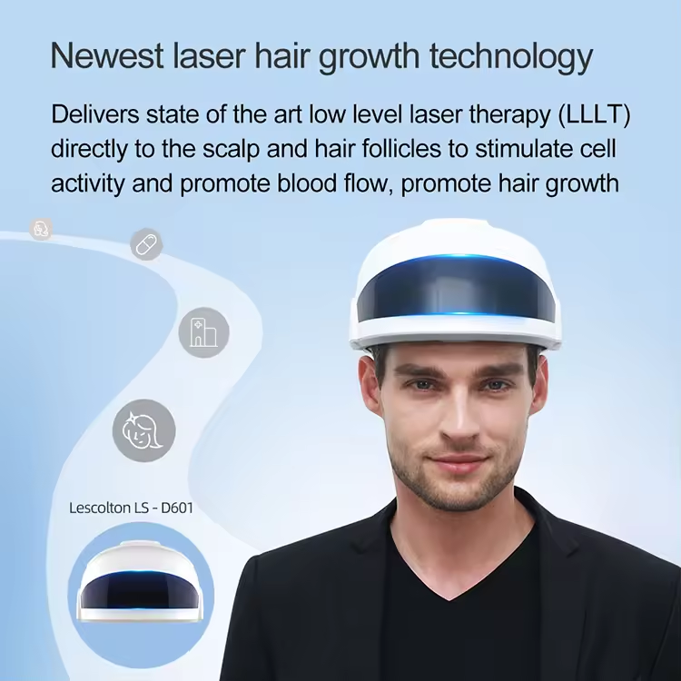 Wholesale Hair Growth Helmet Laser Cap Red Light Therapy Anti Hair Loss