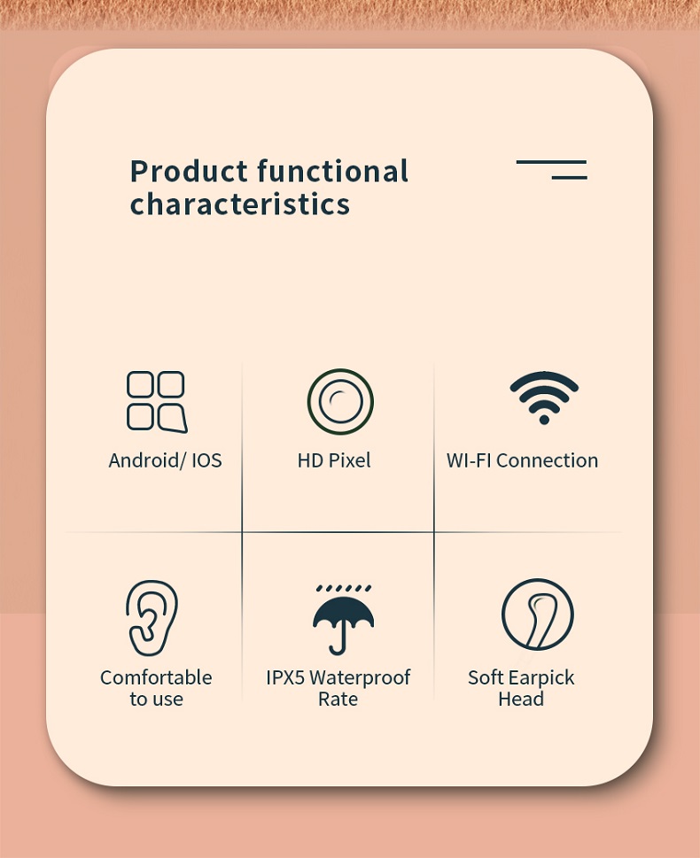 Ear Wax Cleaner Wireless Ear Picker Wax Removal Tools Ear Wax Cleaner Wireless Ear Picker Wax Removal Tools