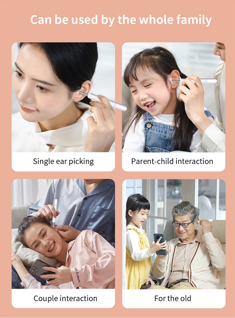 Ear Wax Cleaner Wireless Ear Picker Wax Removal Tools Ear Wax Cleaner Wireless Ear Picker Wax Removal Tools