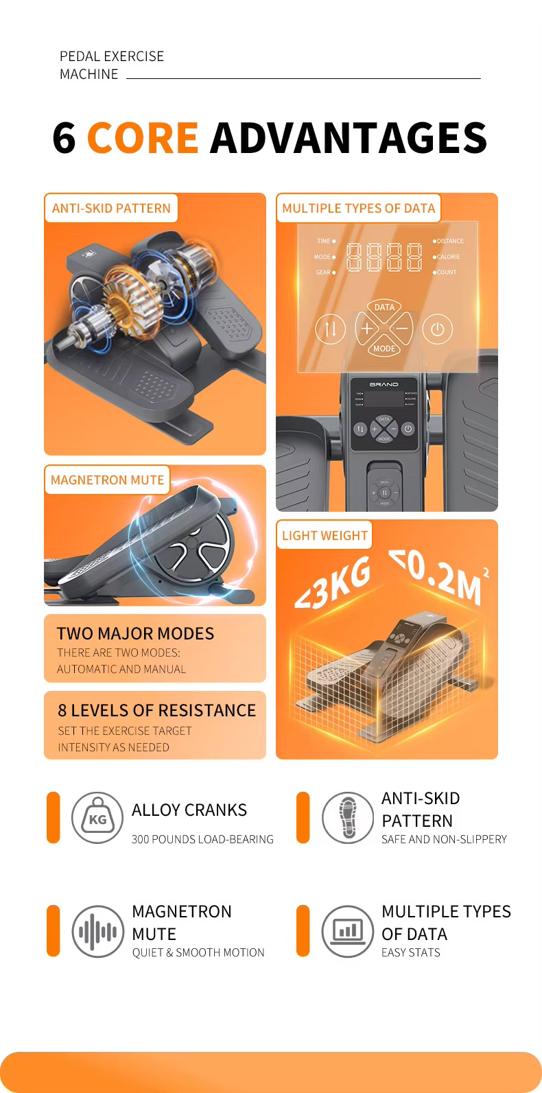 Under - Desk Compact Rehab Cycle for EU