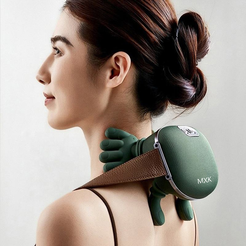 Simulated hand neck and shoulder massager